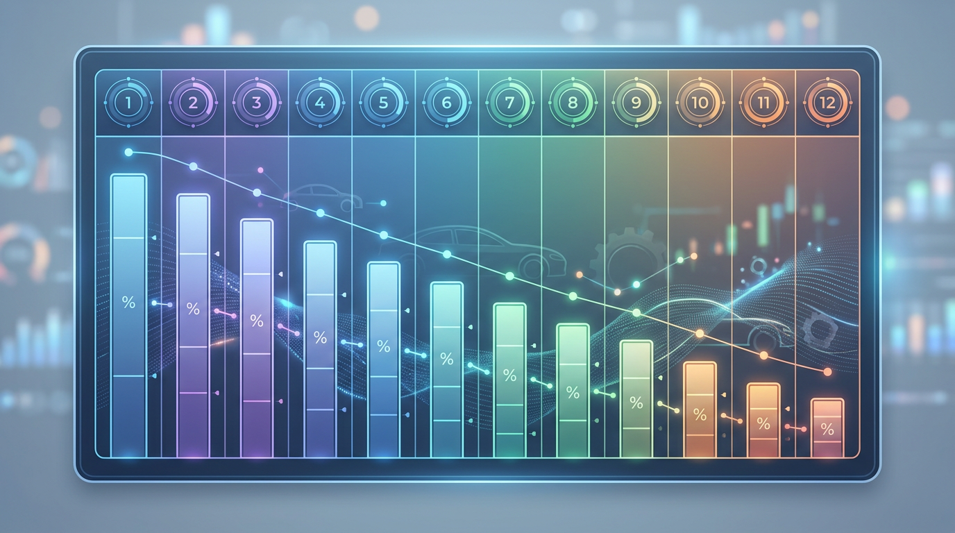 Depreciation chart table concept