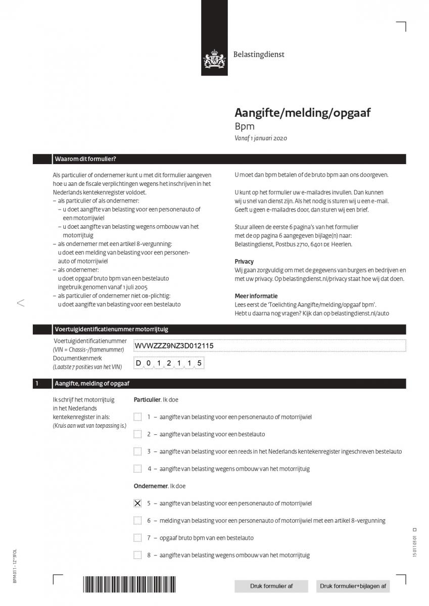 Teruggaaf Dossier Pagina 1